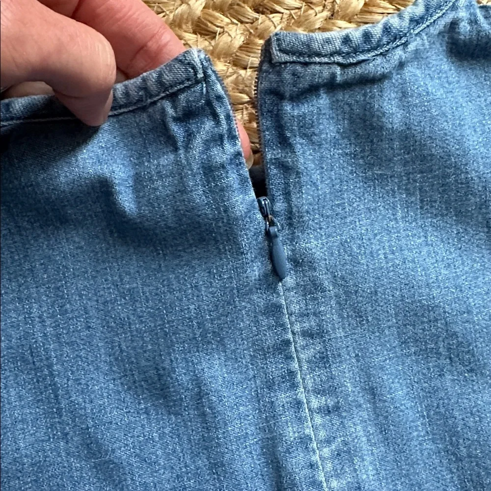 Mini Biden chambray unicorn dress 5-6 - Picture 5 of 5